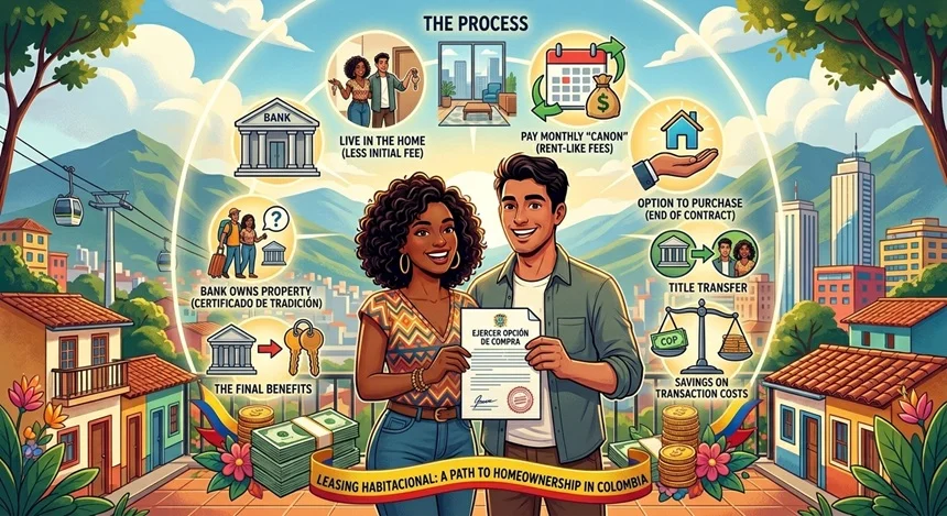 Leasing habitacional en Colombia: qué es, cómo funciona y cuándo conviene
