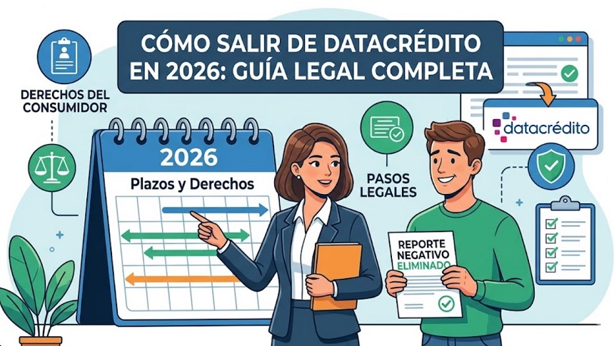 Cómo salir de Datacrédito en 2026: guía legal completa con plazos y derechos